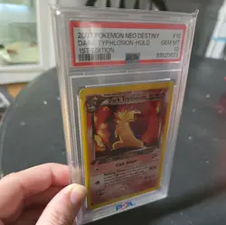 2002 Pokemon Dark Typhlosion Neo Destiny Holo Card #10/105 PSA 10 - 1st Edition - Image 4