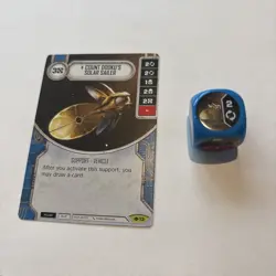 Star Wars Destiny Way of the Force Card + Die RARE - Count Dooku's Solar Sailer - Image 1