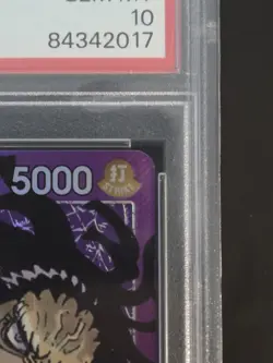 ONE PIECE CARD GAME Kaido OP01-061 (V.2) English Alternative Leader Art PSA 10 - Image 2