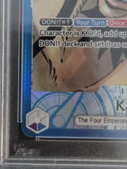 ONE PIECE CARD GAME Kaido OP01-061 (V.2) English Alternative Leader Art PSA 10 - Image 4