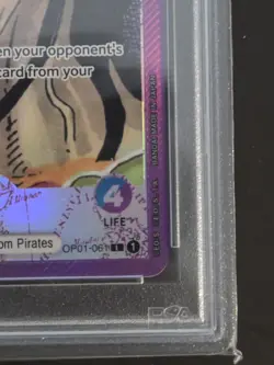 ONE PIECE CARD GAME Kaido OP01-061 (V.2) English Alternative Leader Art PSA 10 - Image 5