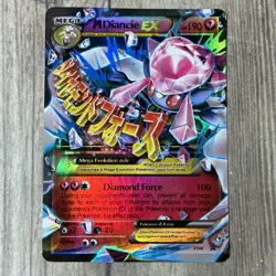 M Diancie EX XY44 Black Star Promo Ultra Rare Holo Pokemon Card HP - Image 5