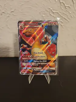 Charizard GX SM60 Black Star Promo Full Art Ultra Rare Pokemon Trading Card - Image 1
