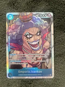 Emporio.Ivankov ST12-010 NM One Piece TCG Blue Card - Image 1