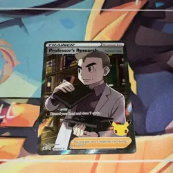 Pokemon Celebrations Professor's Research 024/025 Holo Rare Near Mint - Image 1