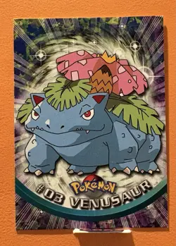 Venusaur #03 - Pokemon TCG - Pokemon 1999 Topps TV Animation !! - Image 1