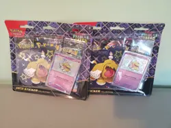 2x Pokemon Paldean Fates Greavard Tech Sticker Collection Sealed - TCG - Image 1