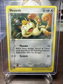 Pokemon TCG - Meowth #013 WOTC Promo Holo - Near Mint - Vintage 2003 Nintendo B - Image 1