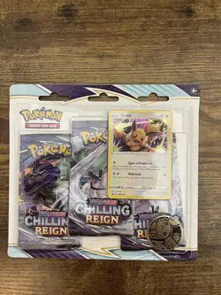Pokemon TCG: Chilling Reign 3 Pack Blister - Brand New And Sealed - Image 1