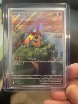 Pokemon TCG Victini Full Art Holo BLACK STAR PROMO 208 Mint Condition Rare Mint - Image 2
