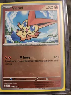 Pokemon TCG: "Victini" Poke Ball Holo NM (Black Bolt 12/86) - Image 1