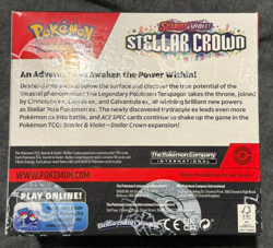 Pokemon: Sword & Shield: Stellar Crown Booster Box (Factory Sealed) - Image 2