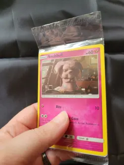 Sealed Snubbull SM200 Detective Pikachu Movie Black Star Promo Holo Pokemon TCG - Image 2