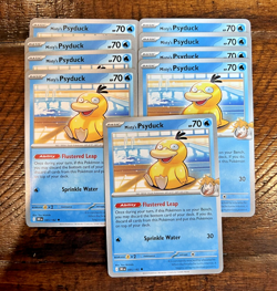 LOT x9 - #45 Misty's Psyduck Pokemon TCG S&V Destined Rivals - Water - Image 1