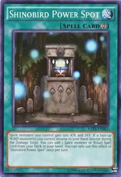 Shinobird Power Spot - RATE-EN061 - Common - Unlimited Edition - Heavily Played - Image 1