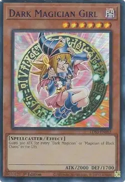Dark Magician Girl (Blue) - 1st Edition Legendary Duelists: Season 3 NM YuGiOh - Image 1