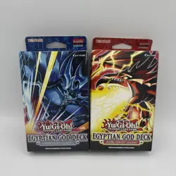 Yu-Gi-Oh Egyptian God Deck Obelisk And Slifer 1st Edition Brand New Sealed - Image 1
