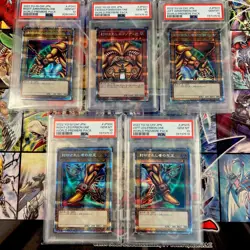 Japanese Yu-Gi-Oh Exodia PSA 10 Full Set WPP3-JPS01~JPS05 Prismatic Secret Rare - Image 1