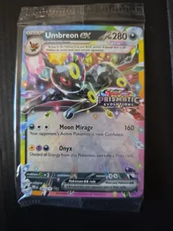 Pokemon TCG Umbreon ex Prismatic Evolutions Stamp Promo Card 060/131 NM - Image 1