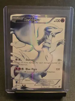 Reshiram 113/114 - Black and White - Ultra Rare - Pokemon Card TCG - LP - Image 1