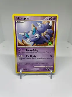 Pokemon TCG Card Skorupi Countdown Calendar Snowflake Promo 99/130 - mp - Image 1