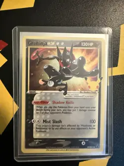 Pokemon Greninja TCG Gold Star Holo Card SWSH144 Celebrations Promo - Image 1