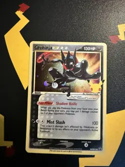 Pokemon Greninja TCG Gold Star Holo Card SWSH144 Celebrations Promo - Image 2