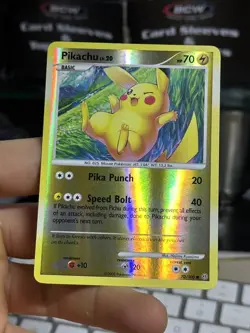 Pikachu 70/100 Stormfront 2008 Reverse Holo Pokemon Card TCG - Image 3