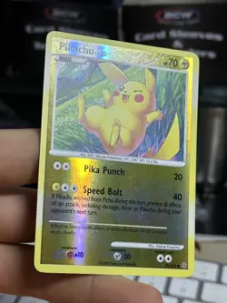 Pikachu 70/100 Stormfront 2008 Reverse Holo Pokemon Card TCG - Image 5