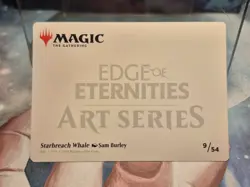 #9 Starbreach Whale ART SERIES Edge of Eternities MTG Card 9/54 - Image 2