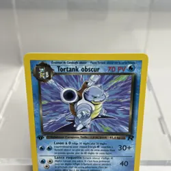 POKEMON TORTANK OBSCURE CARD 20/82 EDITION 1 FR RARE WIZARDS TEAM ROCKET-VGC/EXC - Image 2