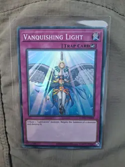 Yu-Gi-Oh Card - LODT-EN089 - VANQUISHING LIGHT (super rare holo) - NM - Image 1