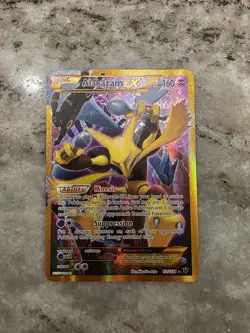 Pokemon TCG Alakazam EX Fates Collide Holo Card 125/124 Secret Rare LP/MP - Image 1