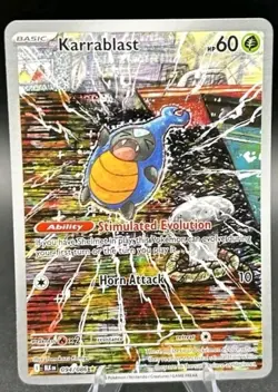 Pokemon Karrablast Illustration Rare Card 094/086 S&V Black Bolt English NM 🔥 - Image 1