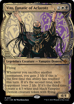 Vito, Fanatic of Aclazotz (SHOWCASE) #311 | NM | LCI Magic MTG - Image 1