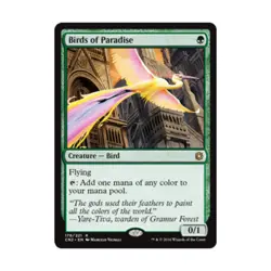 WOTC MtG Conspiracy Birds of Paradise (R) EX - Image 1