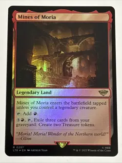 MTG Lord of the Rings Mines of Moria Foil 0257 NM Rare - Image 1