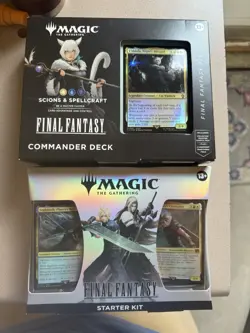 MTG: Final Fantasy Starter Deck and Commander Deck Set - Image 1