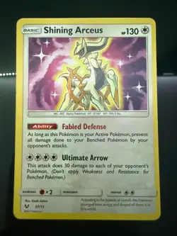 Pokemon TCG Shining Arceus Shining Legends Holo Card 57/73 - Image 1