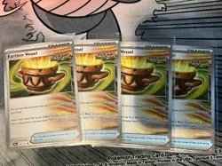 4x Earthen Vessel 106/131 Playset Prismatic Evolutions Pokemon TCG NM - Image 1