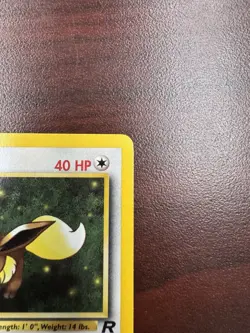 1st Edition Eevee 55/82 Team Rocket Set Rare Vintage Pokemon Card (LP+) - Image 4