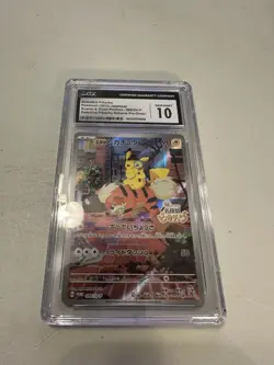 CGC Pristine 10 Detective Pikachu Pokemon Scarlet and Violet Promo Card 098/Sv-p - Image 3