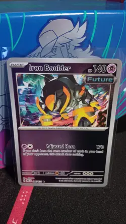 Iron Boulder 046/131 Sv: Prismatic Evolutions Reverse Holo Pokemon Tcg - Image 1