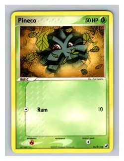 Pineco #66/115 Unseen Forces Pokemon Trading Card TCG Nintendo 2005 - Image 1