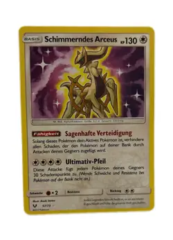 Pokemon Card Shining Arceus Holo 57/73 Shining Legends Mint - Image 1