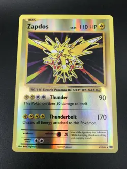 Zapdos REVERSE HOLO RARE 42/108 Pokemon TCG XY Evolutions Card NM Shiny 2016 - Image 1