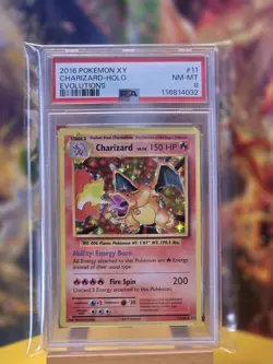 Pokemon XY Evolutions Charizard #11/108 Holo PSA 8 NM-Mint 2016 - Image 3