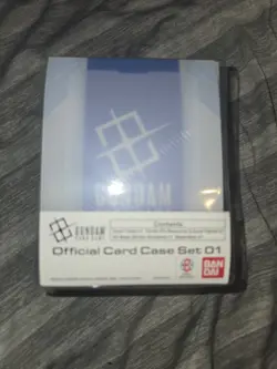 Sealed English Gundam tcg official card case set 01 - Image 1