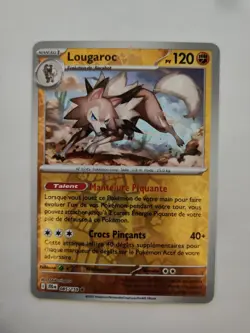 Carte Pokemon - Lougaroc Reverse 085/159 - Aventures Ensemble EV09 - Image 1