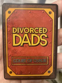 Divorced Dads Court of Chaos Gout - Beast Card HOLO V1 MISPRINT Foil - Image 3